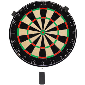 Karella Dart Dartboard Karella BullOut inkl. 2 Satz Darts Dartscheibe Bristle Dart Board Turnierboard