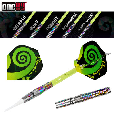 one80 Soft Dart Chameleon Ruby 90% Tungsten Softtip Dart Softdart 19,5 g / leicht bespielt