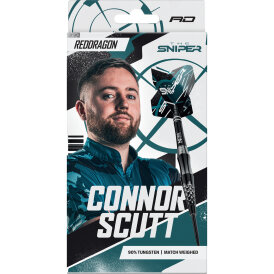 Red Dragon Steel Darts Connor Scutt The Sniper 90% Tungsten Steeltip Dart Steeldart 22 g