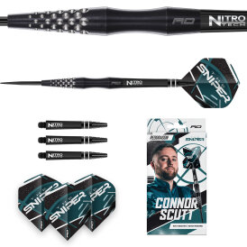 Red Dragon Steel Darts Connor Scutt The Sniper 90% Tungsten Steeltip Dart Steeldart 22 g