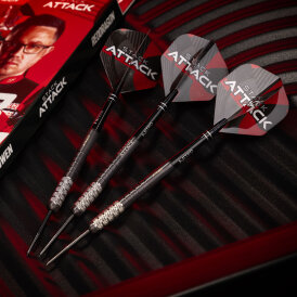 Red Dragon Steel Darts Robert Owen Stack Attack 90% Tungsten Steel Dart Steeldart Steeltip 22 g