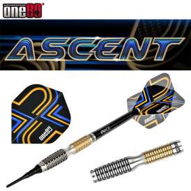 one80 Soft Dart Ascent 03 90% Tungsten Softtip Dart Softdart 18 g / leicht bespielt