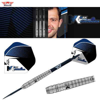 BULLS NL Steel Darts Maik Kuivenhoven 90% Tungsten Matchdart Steeltip Darts Steeldart 23 g / Verpackung besch�digt