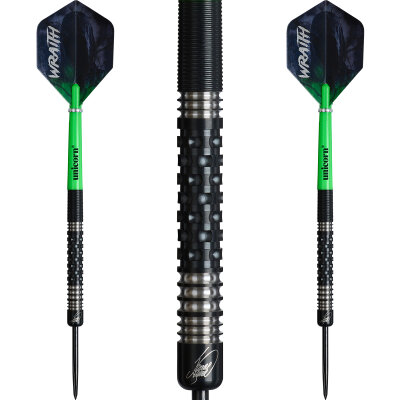 Unicorn Steel Darts Wraith James Wade P2 Machine 90% Tungsten Steeltip Darts Steeldart 24 g
