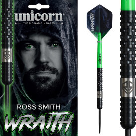 Unicorn Steel Darts Wraith Ross Smith Smudger 90% Tungsten Steel Dart Steeldart Steeltip 20 g