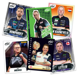 Panini - PDC World Darts Championship 2025/26 Sticker - Lose Tüten je 5 Sticker 10 Tüten