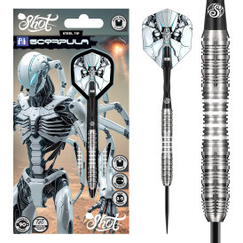 Shot Steel Darts AI Scorpula 90% Tungsten Steeltip Darts...