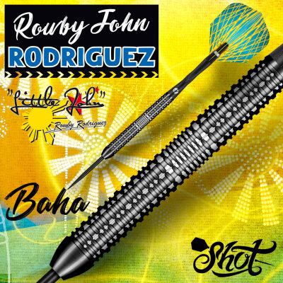 Shot Steel Darts Rowby John Rodriquez Little John Baha 90% Tungsten Steeltip Darts Steeldart 25 g