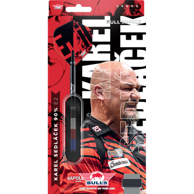 BULLS NL Steel Darts Karel Sedlacek Evil Charlie E2 Matchdart 90% Tungsten Steeltip Darts Steeldart