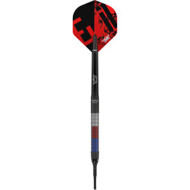 BULLS NL Soft Darts Karel Sedlacek Evil Charlie E2 Matchdart 90% Tungsten Softtip Darts Softdart 18 g