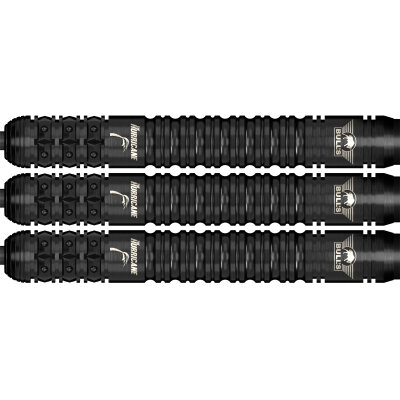 BULLS NL Steel Darts Kim Huybrechts The Hurricane E2 Full Black 90% Tungsten Steeltip Darts Steeldart