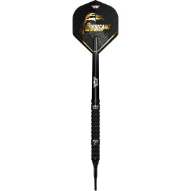 BULLS NL Soft Darts Kim Huybrechts The Hurricane E2 Full Black 90% Tungsten Softtip Darts Softdart 19 g