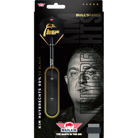 BULLS NL Soft Darts Kim Huybrechts The Hurricane E2 Full Black 90% Tungsten Softtip Darts Softdart 19 g