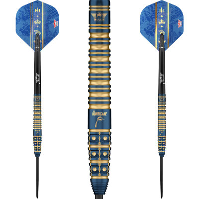 BULLS NL Steel Darts Kim Huybrechts The Hurricane Blue 95% Tungsten Steeltip Darts Steeldart