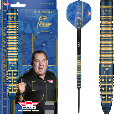BULLS NL Steel Darts Kim Huybrechts The Hurricane Blue 95% Tungsten Steeltip Darts Steeldart