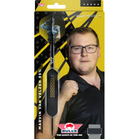 BULLS NL Steel Darts Marvin van Velzen The Terminator 95% Tungsten Matchdart Steeltip Darts Steeldart 22 g