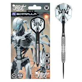 Shot Steel Darts AI Scorpula 90% Tungsten Steeltip Darts Steeldart 25 g