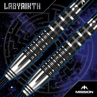 Mission Darts Steel Darts Labyrinth 90% Tungsten Steeltip Darts Steeldart