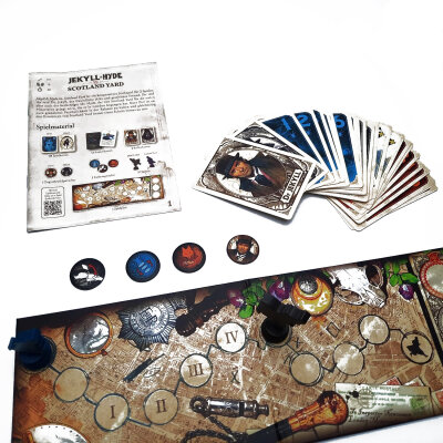 JEKYLL & HYDE vs. Scotland Yard - Stichspiel f�r 2 Spieler Kartenspiel Gesellschaftsspiel / Verpackung besch�digt