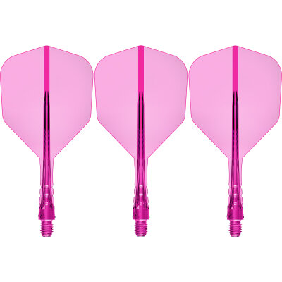Mission Force 90 Vortex Moulded Flight & Shaft System S Kurz Neon Pink Nr.6