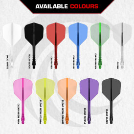 Mission Force 90 Vortex Moulded Flight & Shaft System S Kurz Neon Pink Nr.6