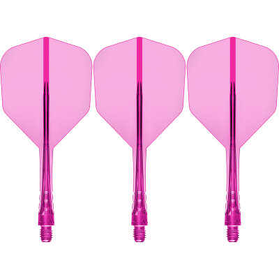 Mission Force 90 Vortex Moulded Flight & Shaft System IM Intermediate Neon Pink Nr.6