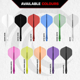 Mission Force 90 Vortex Moulded Flight & Shaft System M Mittel Neon Pink Nr.2