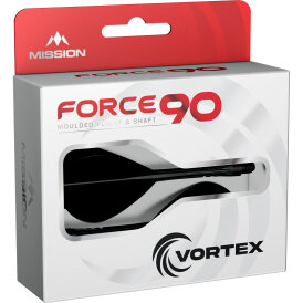 Mission Force 90 Vortex Moulded Flight & Shaft System S Kurz Schwarz Kite