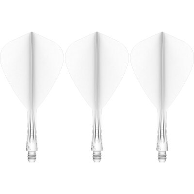Mission Force 90 Vortex Moulded Flight & Shaft System S Kurz Weiß Kite