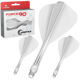 Mission Force 90 Vortex Moulded Flight & Shaft System S Kurz Weiß Kite