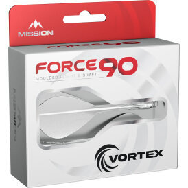 Mission Force 90 Vortex Moulded Flight & Shaft System S Kurz Weiß Kite
