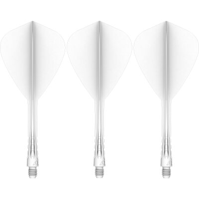 Mission Force 90 Vortex Moulded Flight & Shaft System M Mittel Weiß Kite
