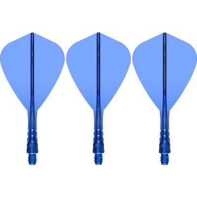 Mission Force 90 Vortex Moulded Flight & Shaft System S Kurz Blau Kite