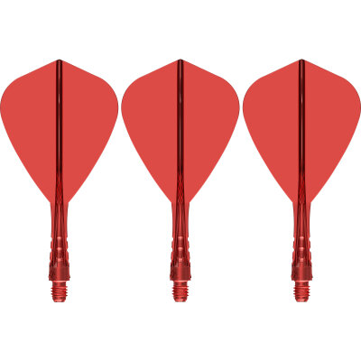 Mission Force 90 Vortex Moulded Flight & Shaft System S Kurz Rot Kite