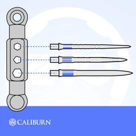 Caliburn EVO Wechselspitzen Tool - Zum Wechsel von Caliburn Steeldartspitzen