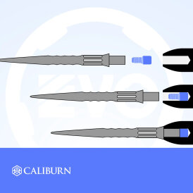 Caliburn EVO Spigot - Zum Einsetzen in normale Steeldarts Größe 2,35 mm