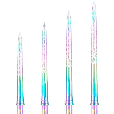 Caliburn EVO Point Dart Wechsel- Spitzen Schraubspitzen Rough No Lip Rainbow Rough No Lip 28 mm