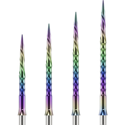 Caliburn EVO Point Dart Wechsel- Spitzen Schraubspitzen Spiro Rainbow Spiro 36 mm