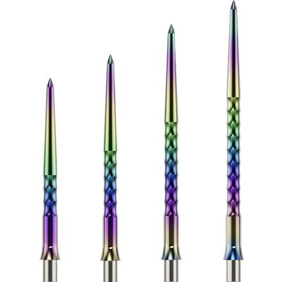 Caliburn EVO Point Dart Wechsel- Spitzen Schraubspitzen Ripple No Lip Rainbow Ripple No Lip 40 mm