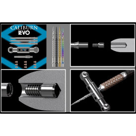 Caliburn EVO Point Dart Wechsel- Spitzen Schraubspitzen Micro Grip Schwarz Micro Grip 36 mm