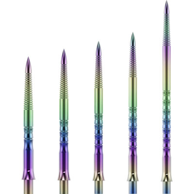 Caliburn EVO Point Dart Wechsel- Spitzen Schraubspitzen Bamboo Rainbow Bamboo 40 mm