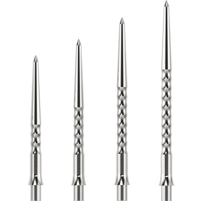 Caliburn EVO Point Dart Wechsel- Spitzen Schraubspitzen Ripple No Lip Silber Ripple No Lip 32 mm