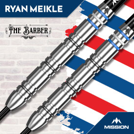 Mission Darts Steel Darts Ryan Meikle The Barber 90% Tungsten Steeltip Darts Steeldart 23 g