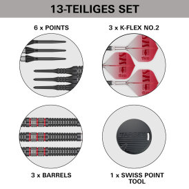 Target Soft Darts Nathan Aspinall The Asp 95K 95% Tungsten Softtip Darts Softdart 18 g