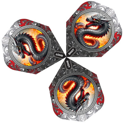 Shot Dart Flights Future Knights St George, The Dragon Nr.6 Dartflights SF5529 The Dragon
