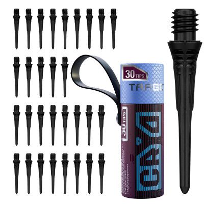 Target Cryo Softtip Points Softdart Spitze Soft Tip 2BA Schwarz