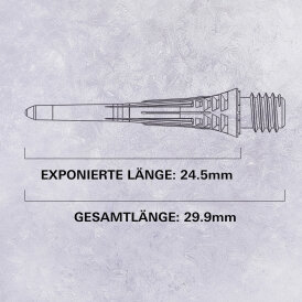 Target Cryo Softtip Points Softdart Spitze Soft Tip 2BA Schwarz