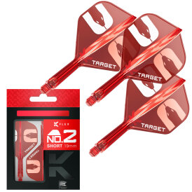Target Dart K-Flex Flight- Schaftsystem Nathan Aspinall The Asp patentierten Twist-System Standard Nr.2 S Kurz