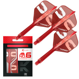 Target Dart K-Flex Flight- Schaftsystem Nathan Aspinall The Asp patentierten Twist-System Standard Nr.6 IM Intermediate