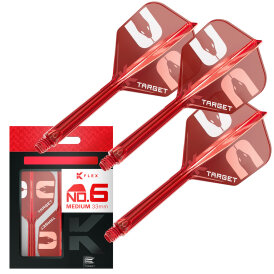 Target Dart K-Flex Flight- Schaftsystem Nathan Aspinall The Asp patentierten Twist-System Standard Nr.6 M Mittel